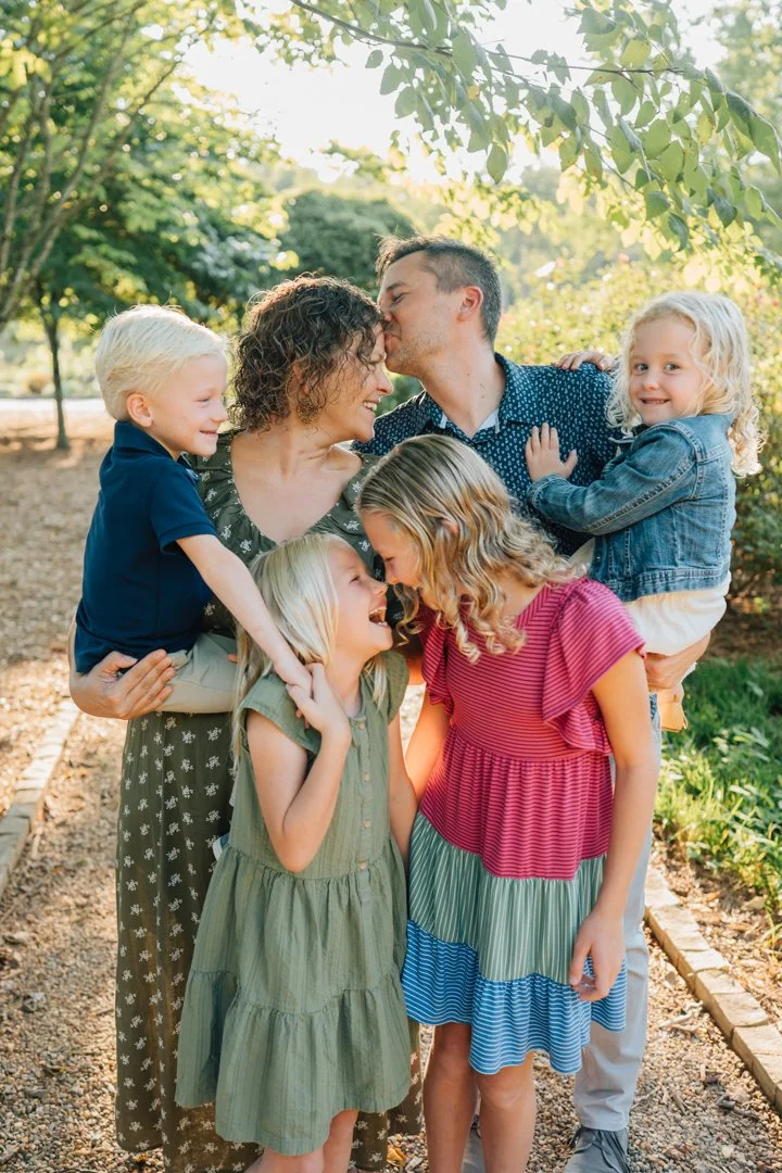 Golden Hour Family Photos at Furman University | Travelers Rest Family Photographers
