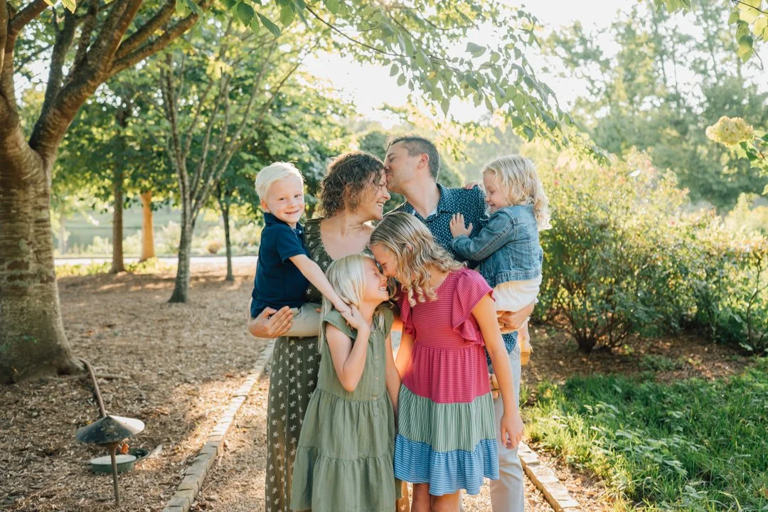 Golden Hour Family Photos at Furman University | Travelers Rest Family Photographers