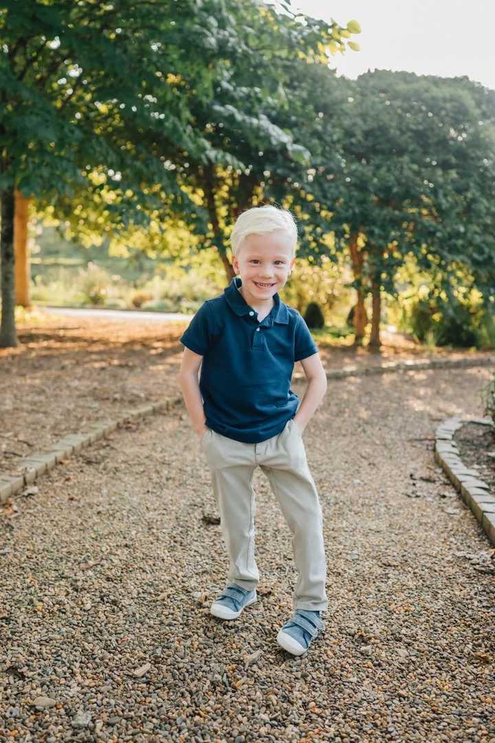 Golden Hour Family Photos at Furman University | Travelers Rest Family Photographers