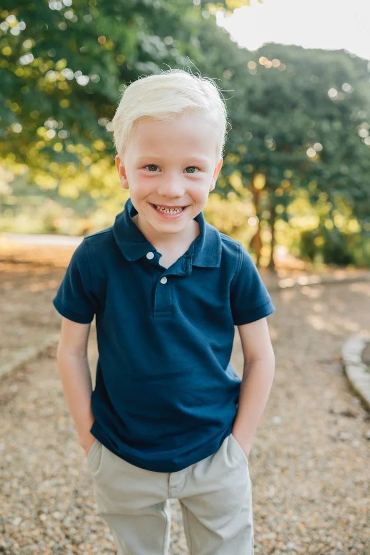 Golden Hour Family Photos at Furman University | Travelers Rest Family Photographers