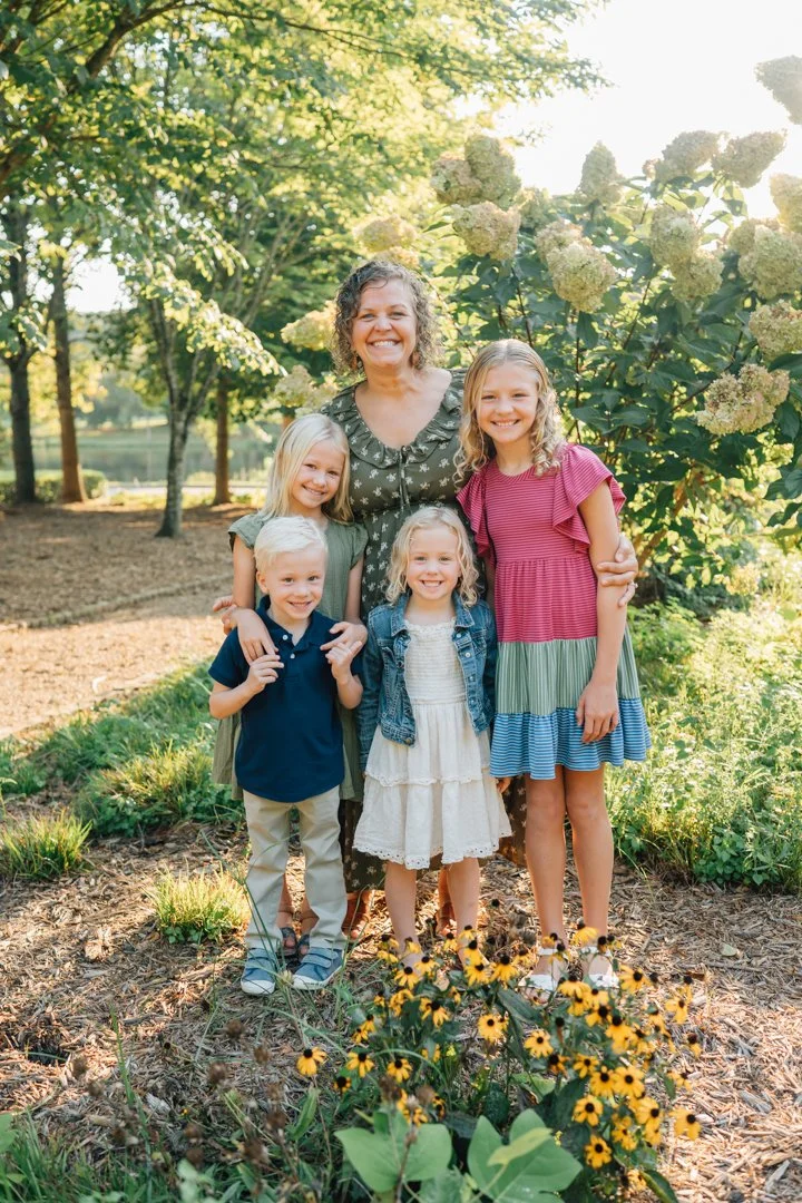 Golden Hour Family Photos at Furman University | Travelers Rest Family Photographers