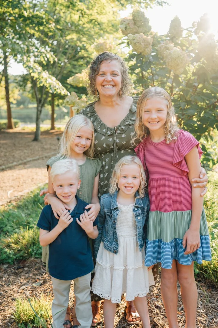 Golden Hour Family Photos at Furman University | Travelers Rest Family Photographers