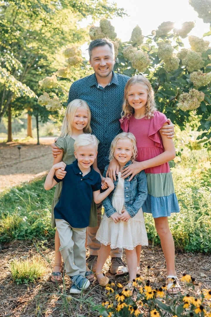 Golden Hour Family Photos at Furman University | Travelers Rest Family Photographers