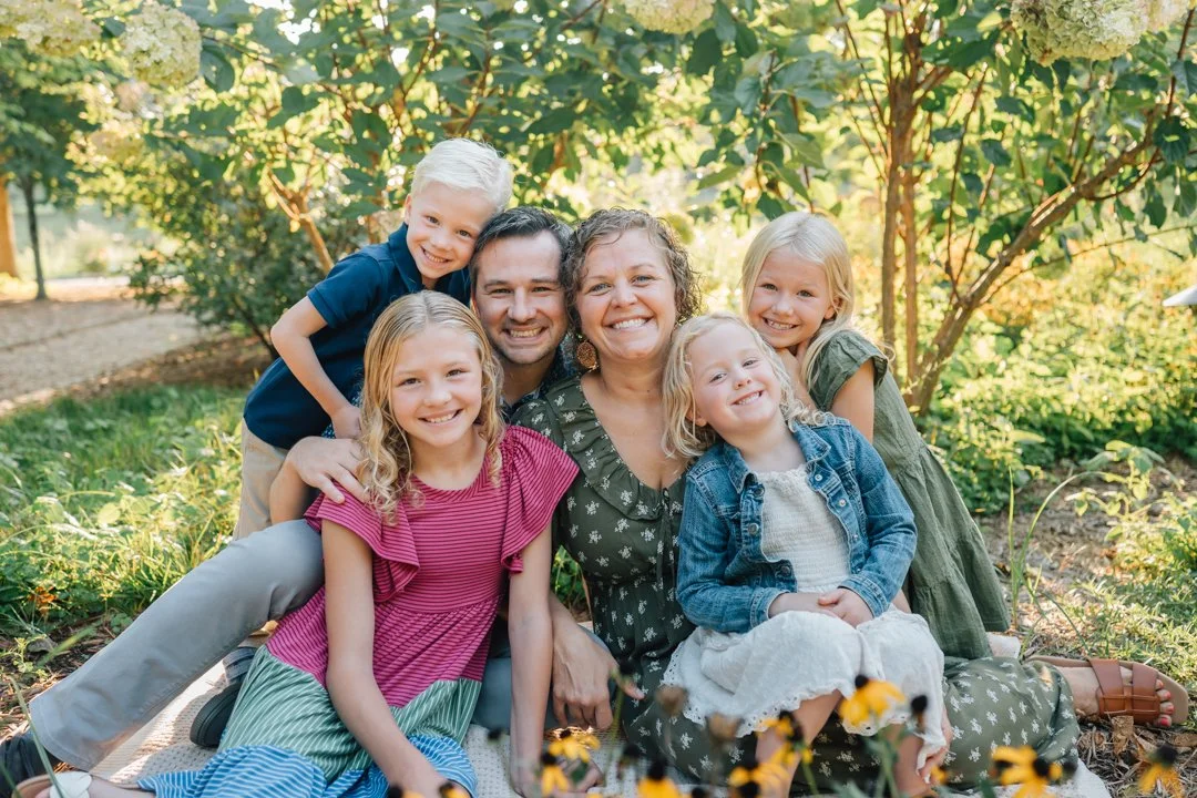 Golden Hour Family Photos at Furman University | Travelers Rest Family Photographers