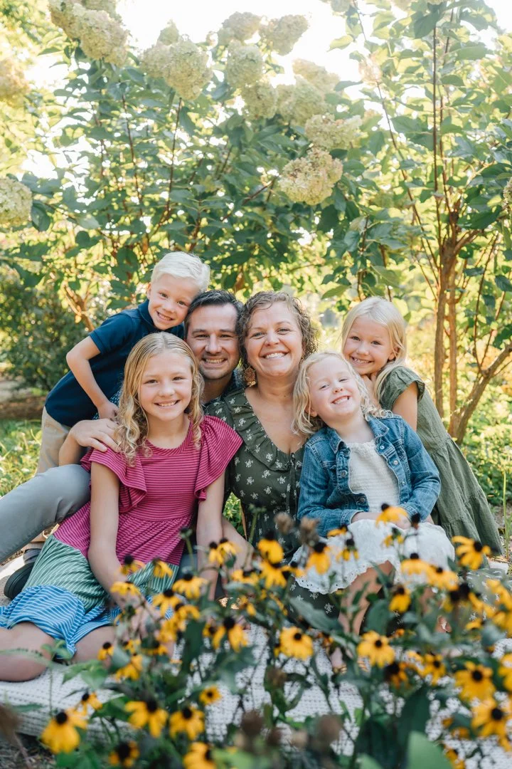 Golden Hour Family Photos at Furman University | Travelers Rest Family Photographers