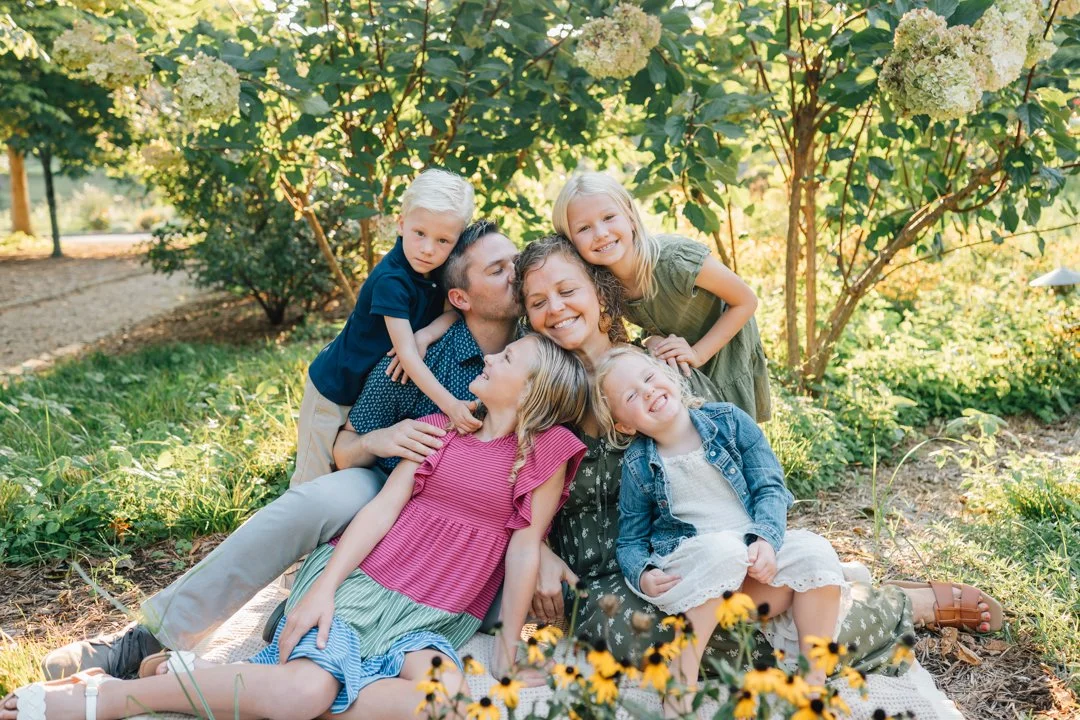 Golden Hour Family Photos at Furman University | Travelers Rest Family Photographers