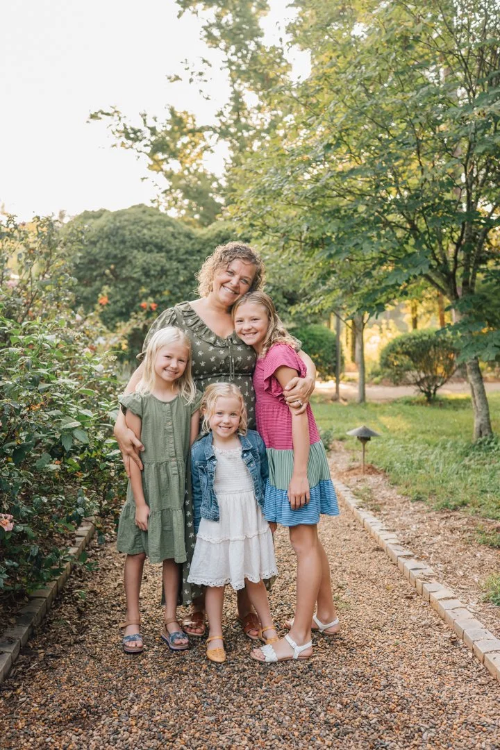 Golden Hour Family Photos at Furman University | Travelers Rest Family Photographers