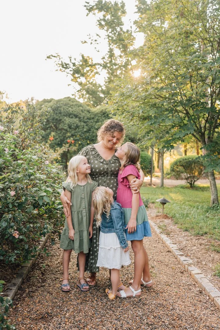 Golden Hour Family Photos at Furman University | Travelers Rest Family Photographers
