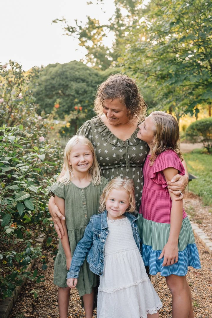 Golden Hour Family Photos at Furman University | Travelers Rest Family Photographers