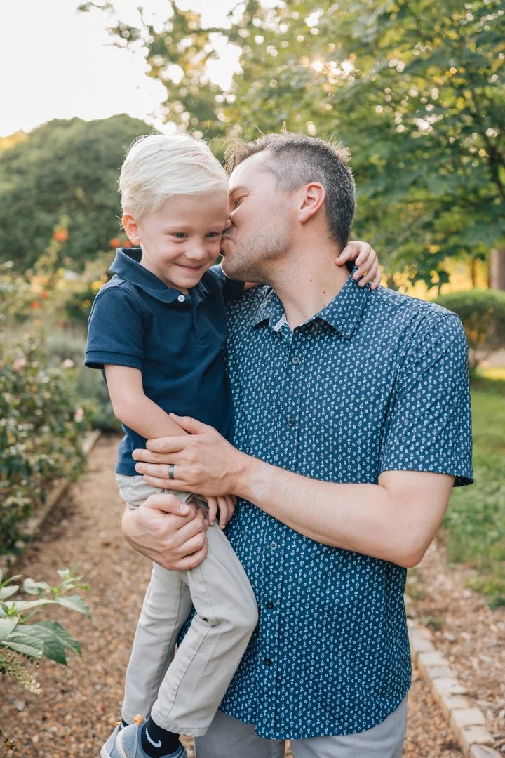 Golden Hour Family Photos at Furman University | Travelers Rest Family Photographers