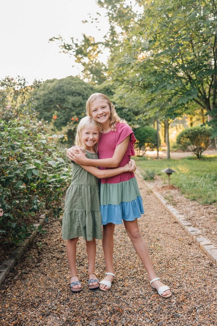 Golden Hour Family Photos at Furman University | Travelers Rest Family Photographers