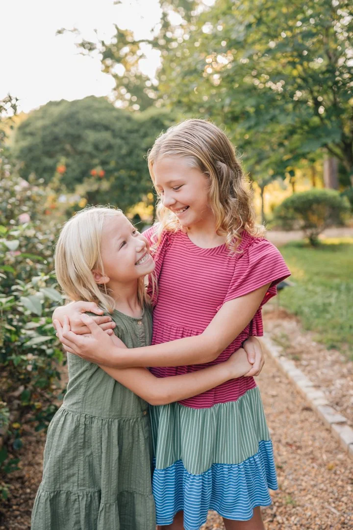 Golden Hour Family Photos at Furman University | Travelers Rest Family Photographers