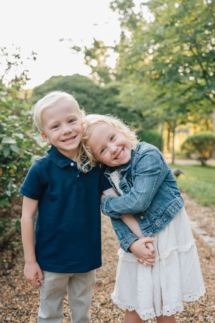Golden Hour Family Photos at Furman University | Travelers Rest Family Photographers