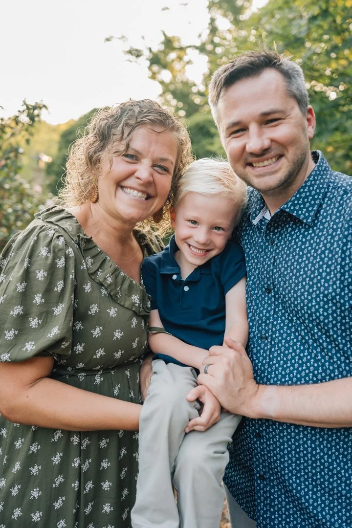 Golden Hour Family Photos at Furman University | Travelers Rest Family Photographers