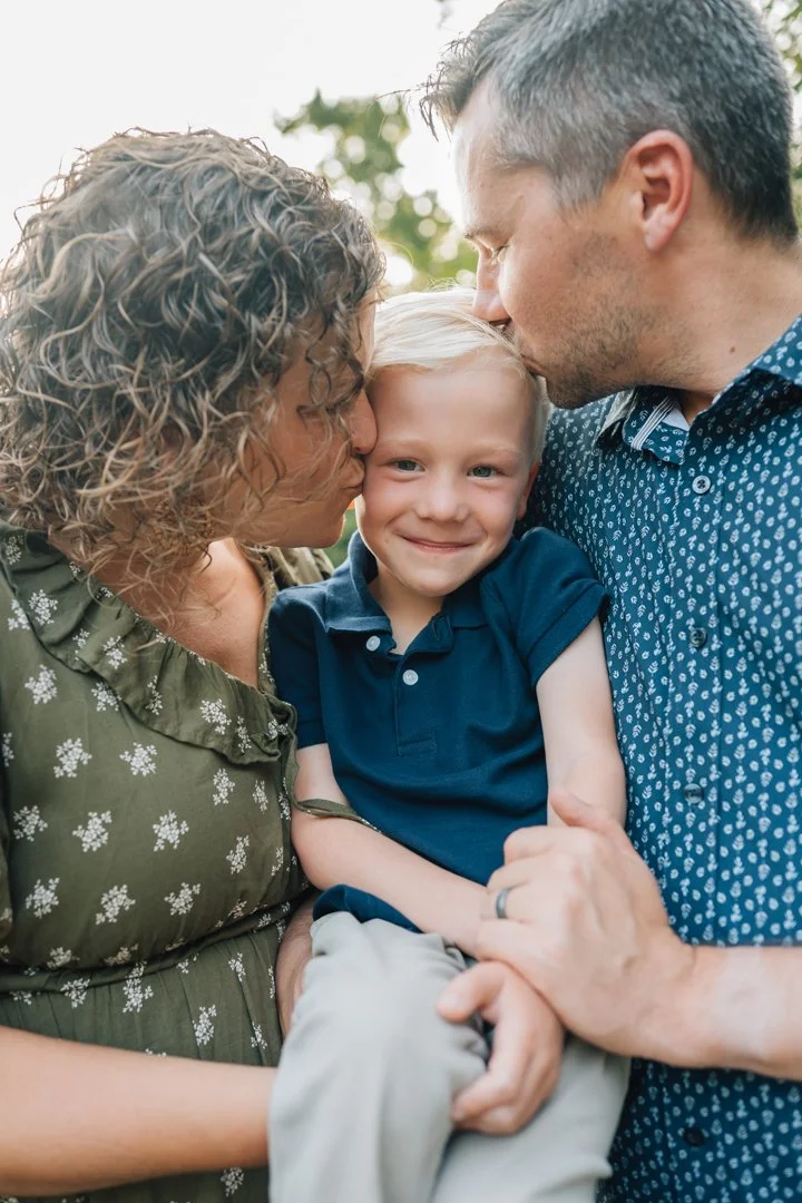 Golden Hour Family Photos at Furman University | Travelers Rest Family Photographers