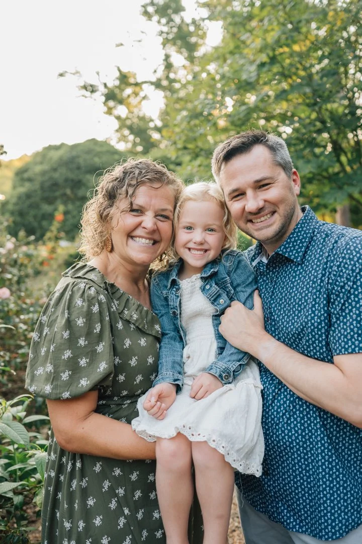 Golden Hour Family Photos at Furman University | Travelers Rest Family Photographers