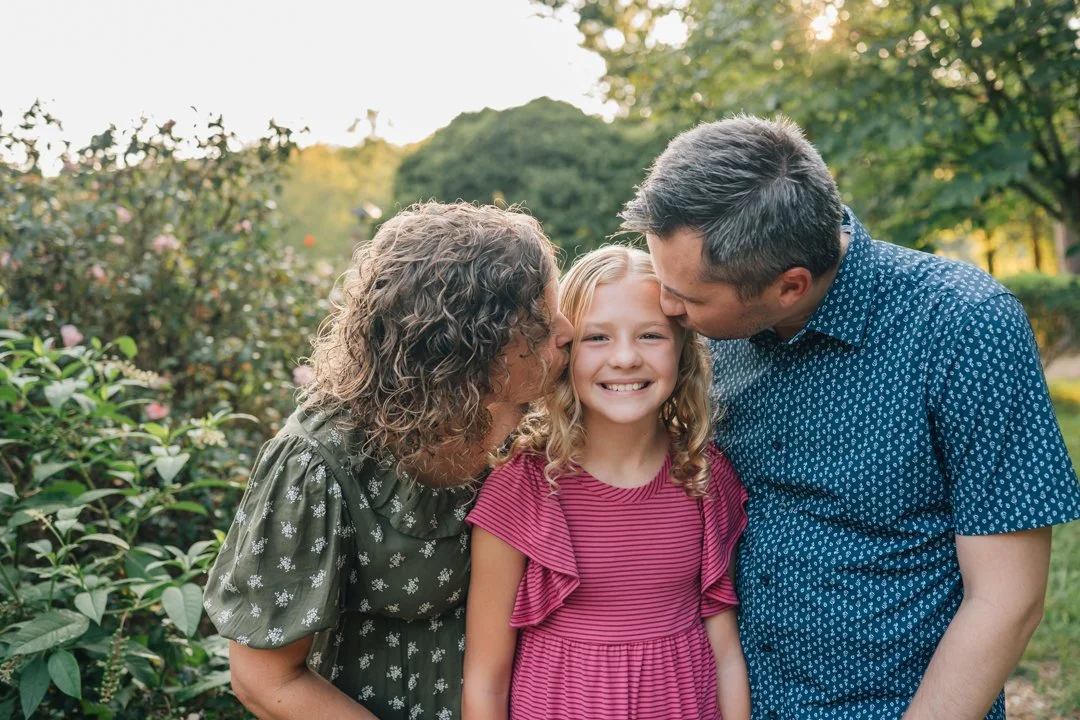 Golden Hour Family Photos at Furman University | Travelers Rest Family Photographers