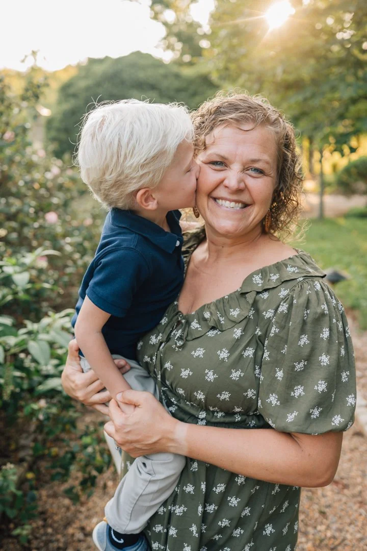 Golden Hour Family Photos at Furman University | Travelers Rest Family Photographers