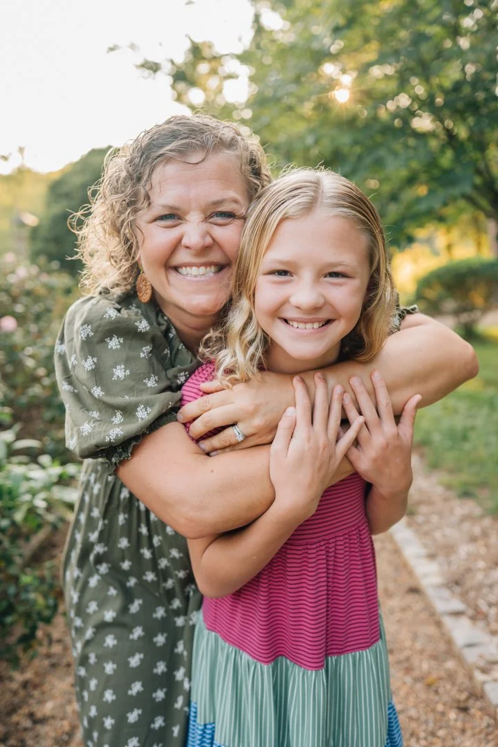 Golden Hour Family Photos at Furman University | Travelers Rest Family Photographers