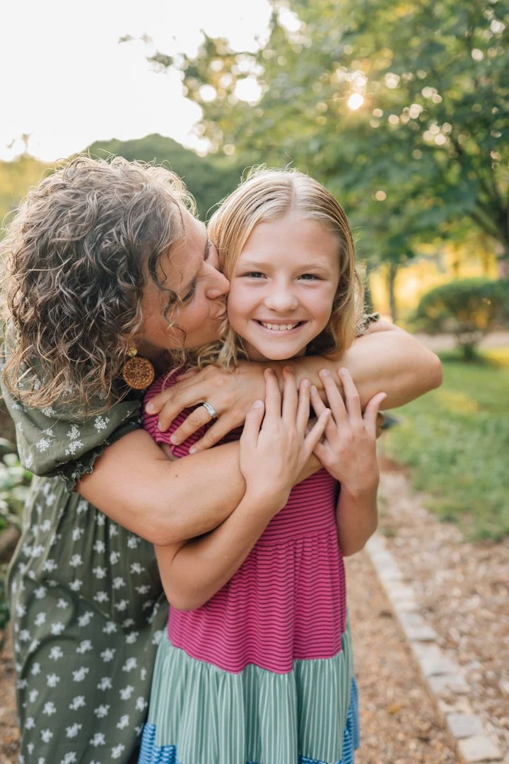 Golden Hour Family Photos at Furman University | Travelers Rest Family Photographers