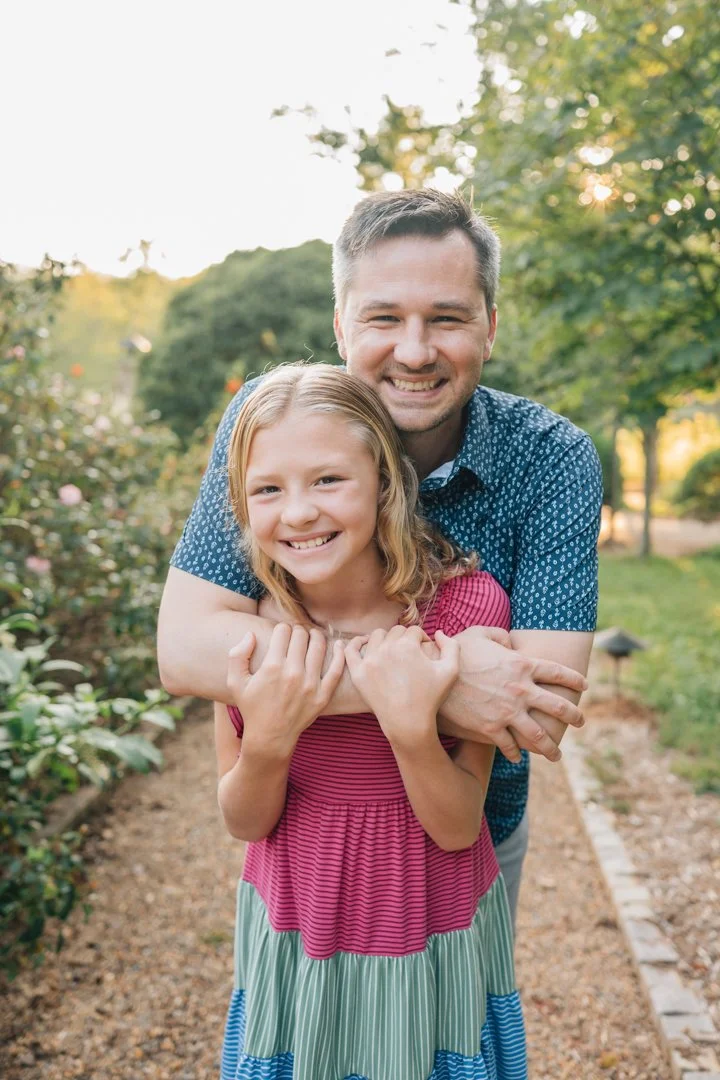 Golden Hour Family Photos at Furman University | Travelers Rest Family PhotographersGolden Hour Family Photos at Furman University | Travelers Rest Family Photographers