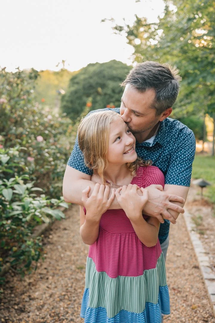 Golden Hour Family Photos at Furman University | Travelers Rest Family Photographers