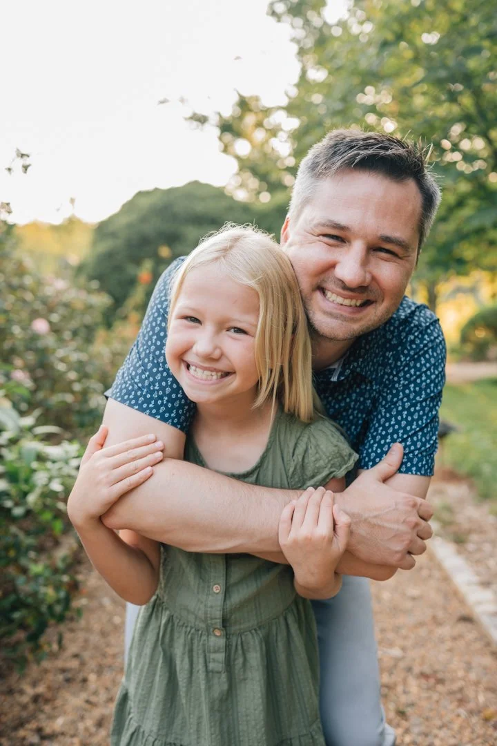 Golden Hour Family Photos at Furman University | Travelers Rest Family Photographers
