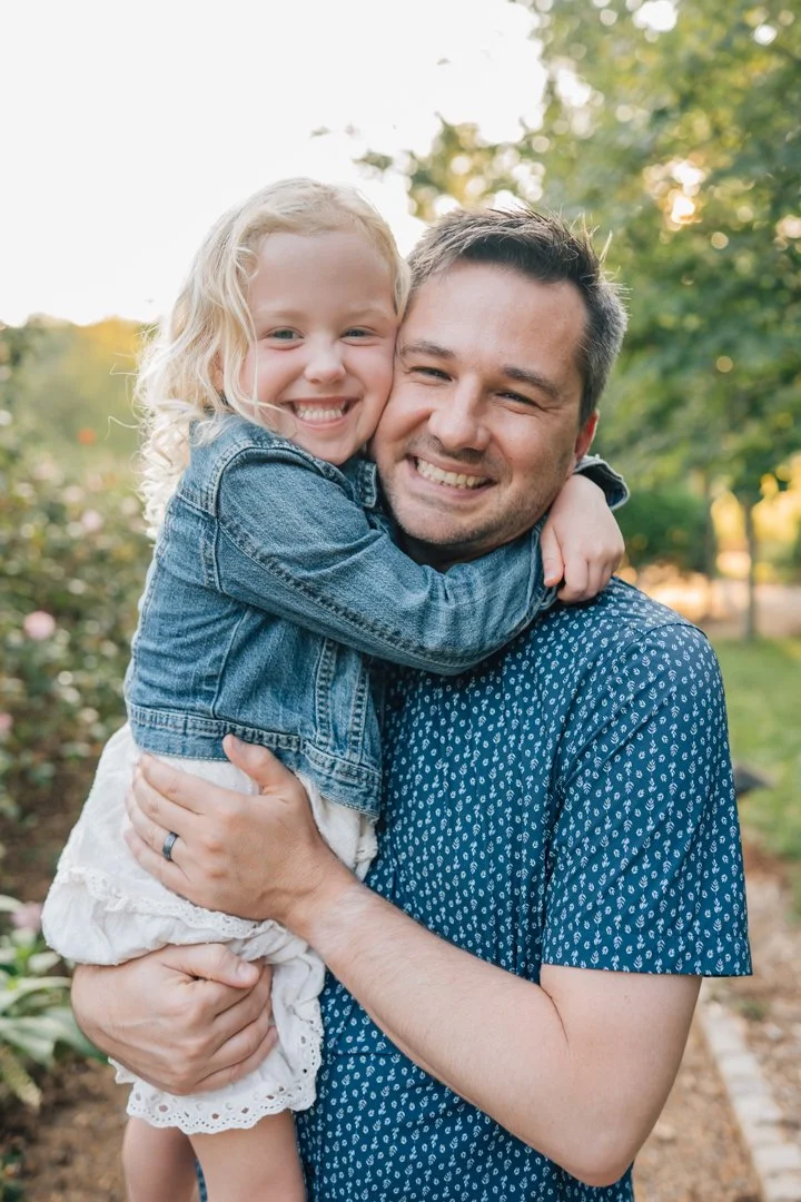 Golden Hour Family Photos at Furman University | Travelers Rest Family Photographers