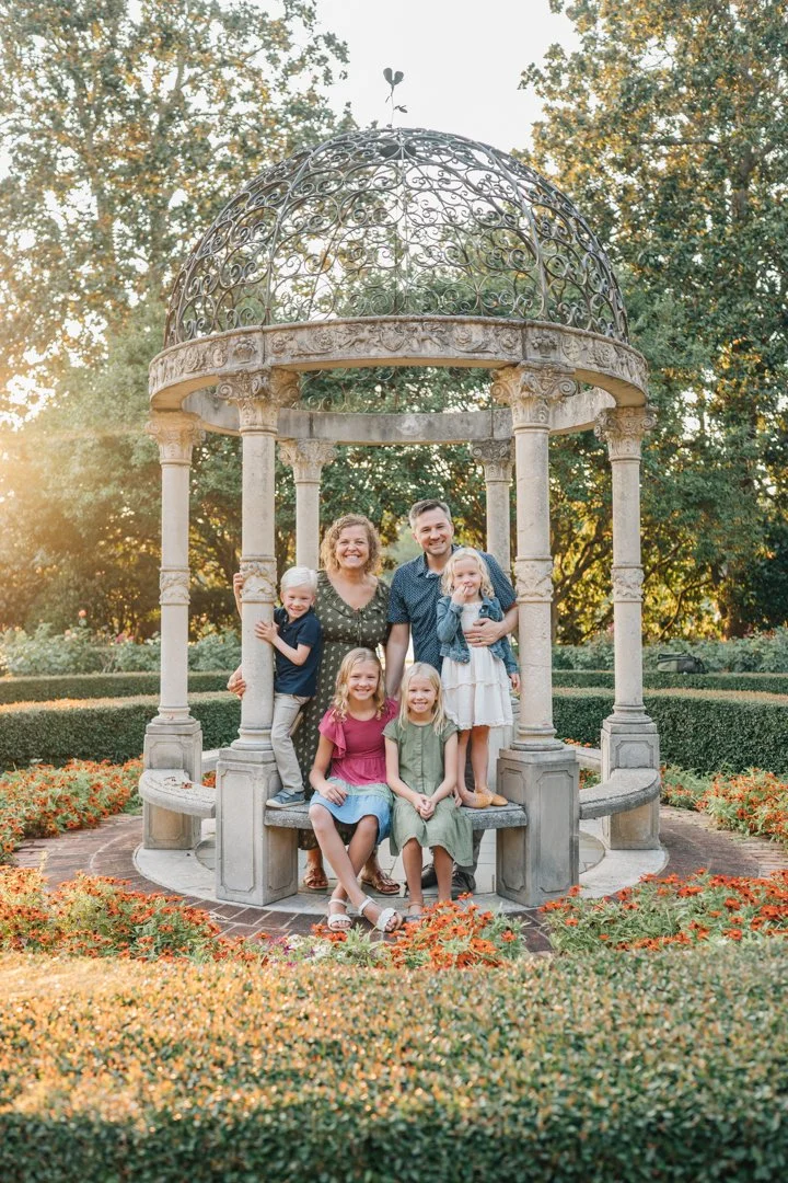 Golden Hour Family Photos at Furman University | Travelers Rest Family Photographers