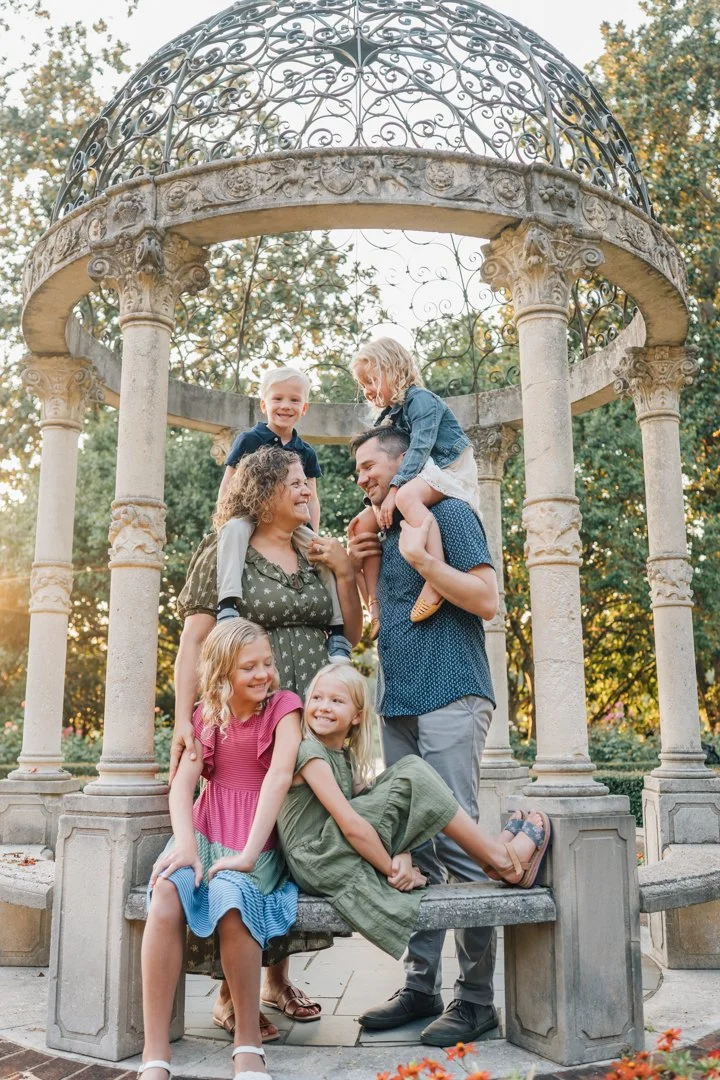 Golden Hour Family Photos at Furman University | Travelers Rest Family Photographers