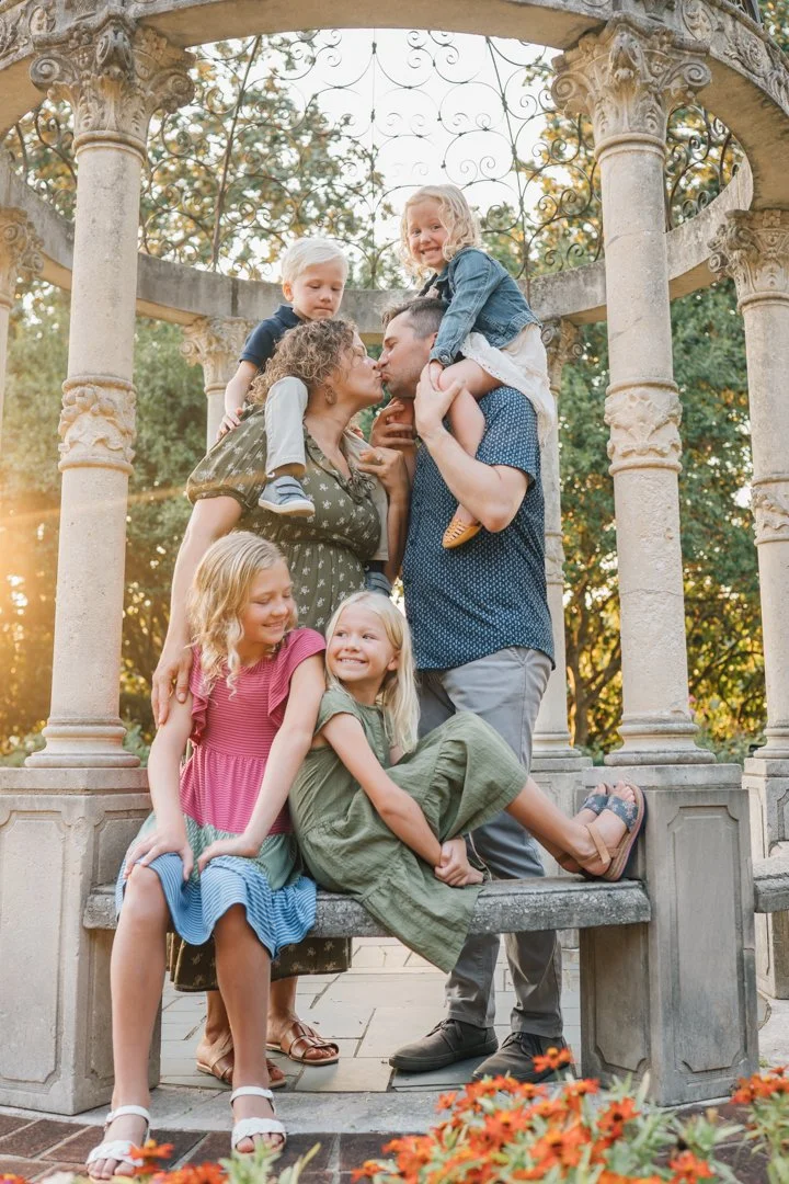 Golden Hour Family Photos at Furman University | Travelers Rest Family Photographers