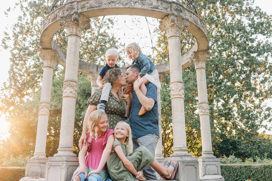Golden Hour Family Photos at Furman University | Travelers Rest Family Photographers
