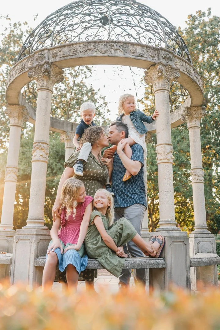 Golden Hour Family Photos at Furman University | Travelers Rest Family Photographers