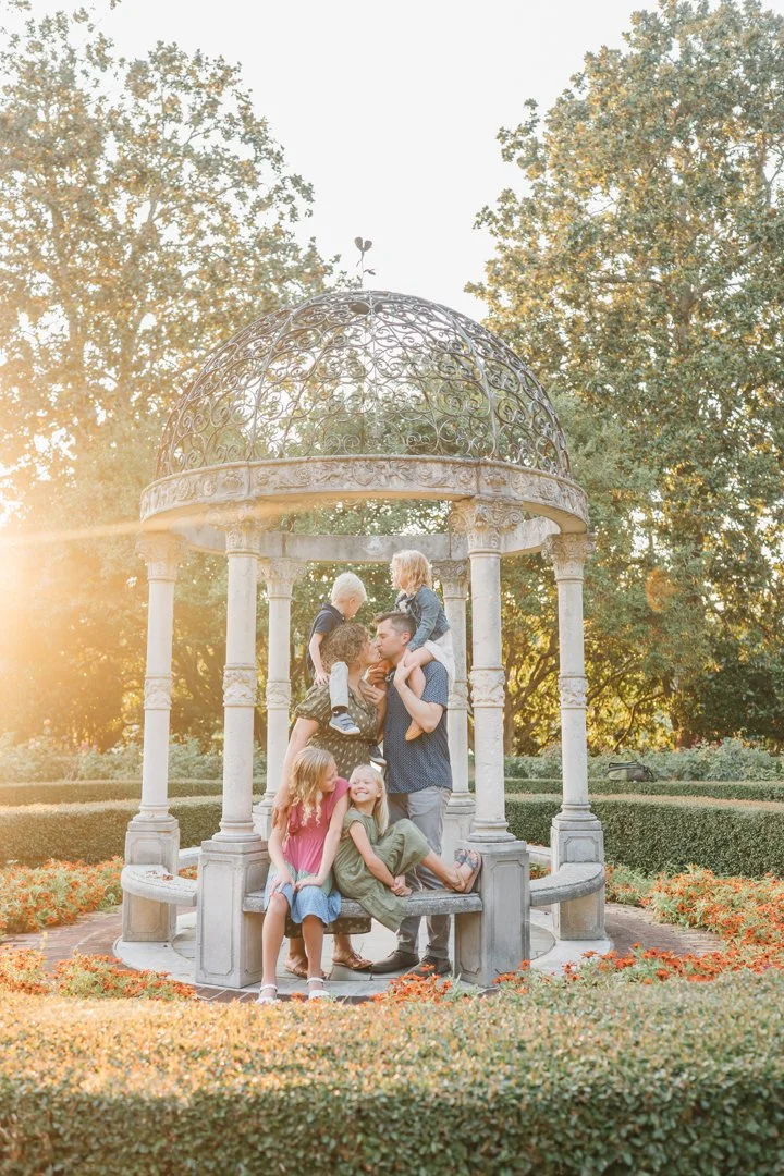 Golden Hour Family Photos at Furman University | Travelers Rest Family Photographers
