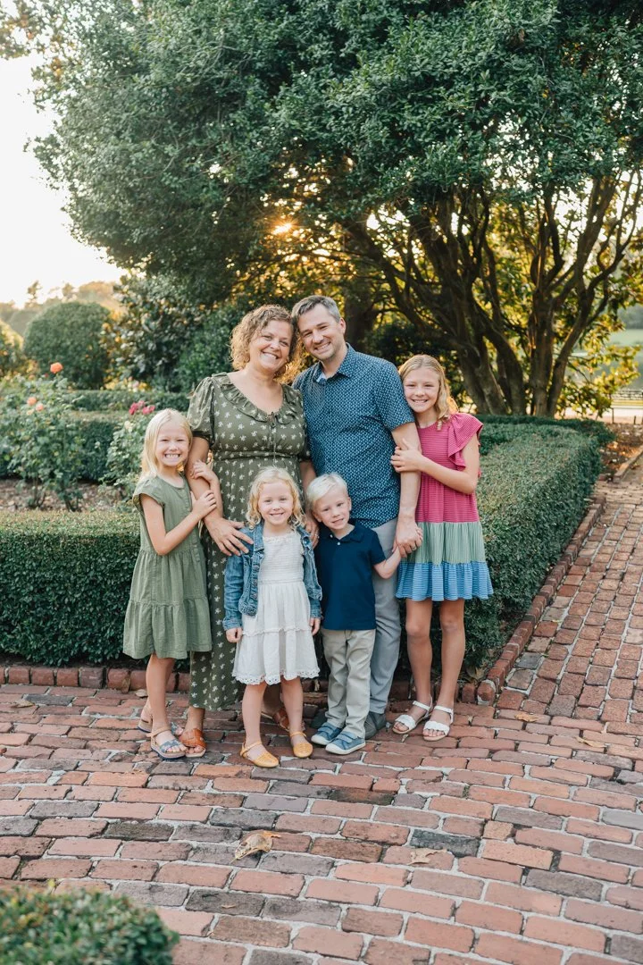 Golden Hour Family Photos at Furman University | Travelers Rest Family Photographers