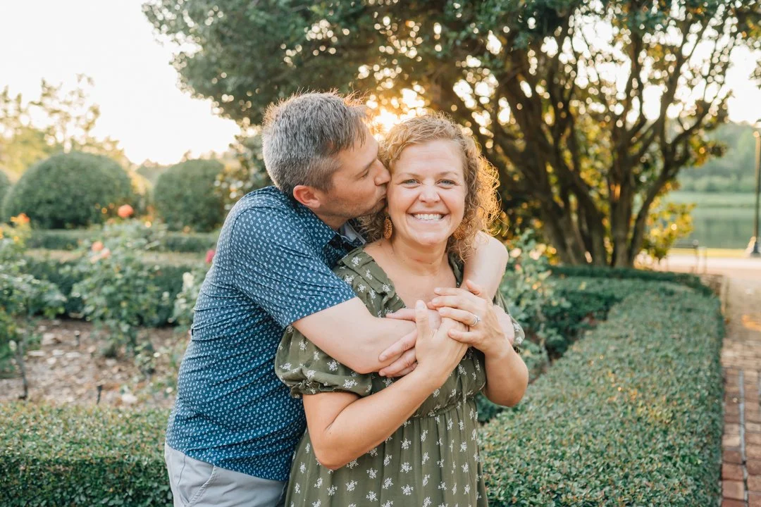 Golden Hour Family Photos at Furman University | Travelers Rest Family Photographers