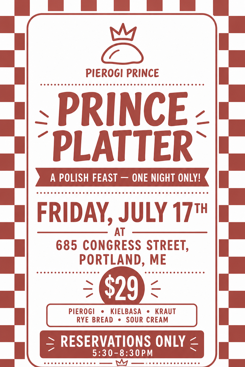 Pierogi Prince Returns!