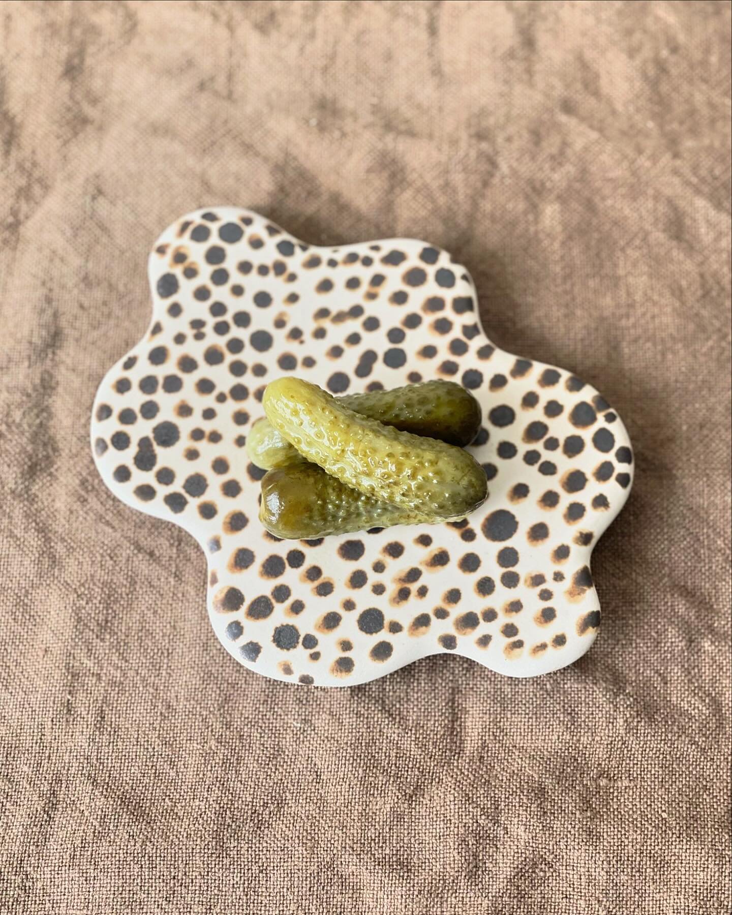 Small platter for all things tasty 🥒