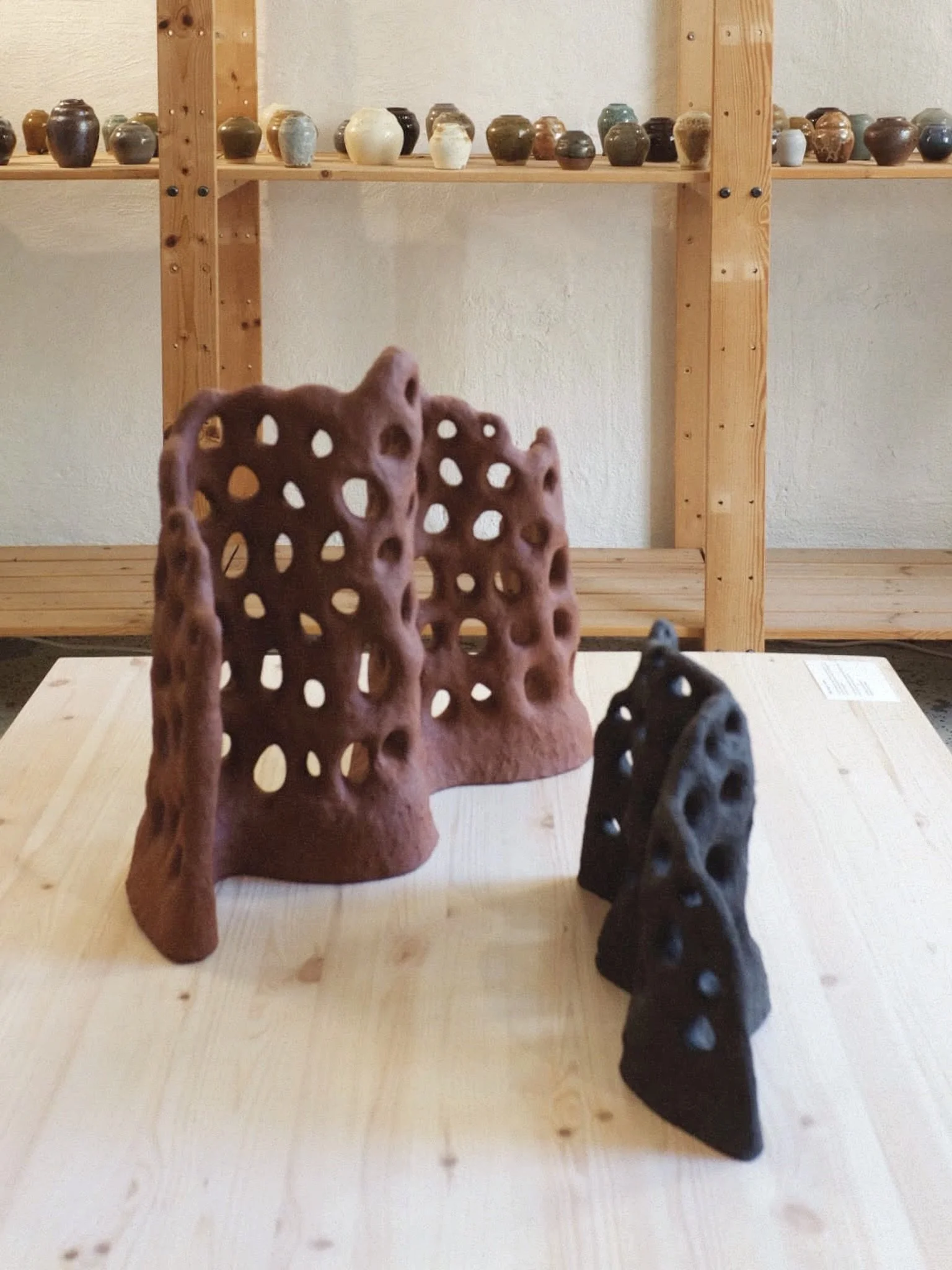 Last day of our exhibition REPETITION at @ateljekova and this years edition of @sthlmcraftweek 

I&rsquo;ll be there 12-4 so come and say hi! 🤎

Vattenledningsv&auml;gen 81 in Midsommarkransen
