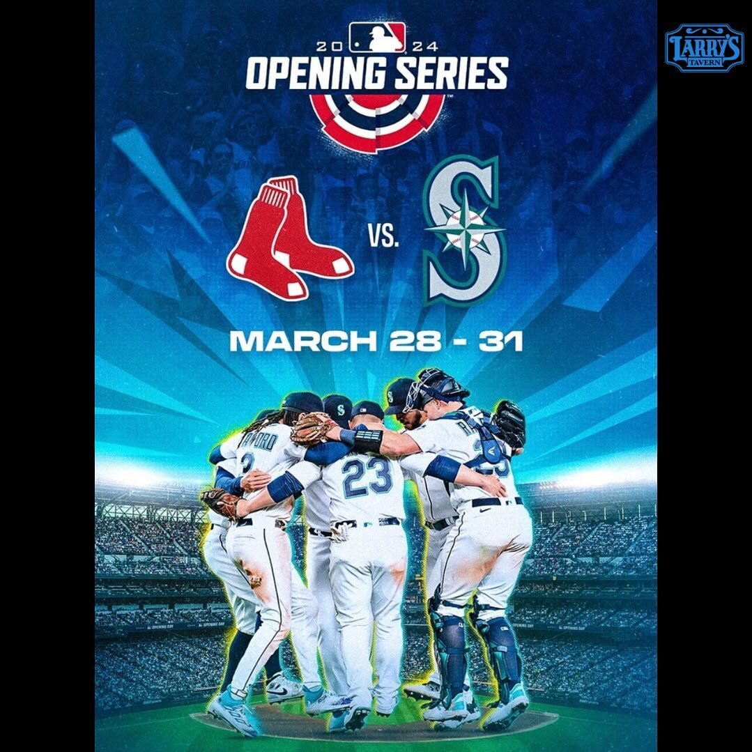 Play ball!! Mariners season starts today! Come watch with us at Larry&rsquo;s!!