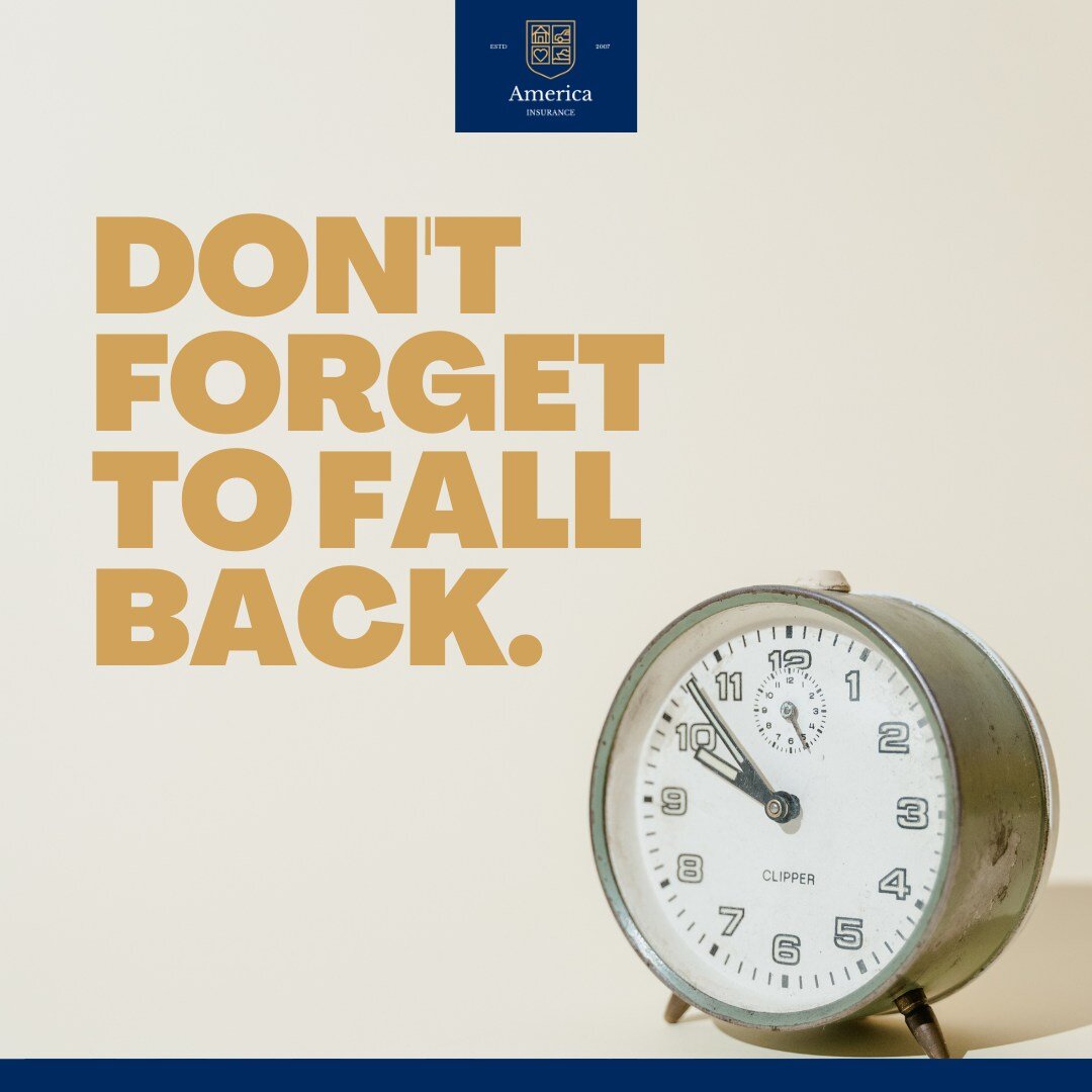 Don't forget to fall back on November 5th! ⏰ Extra sleep and an extra hour of sunshine await! ☀️🍂 

#DaylightSavings #November5 #post #sunday #insurance #america #marietta #kennesaw #atlanta