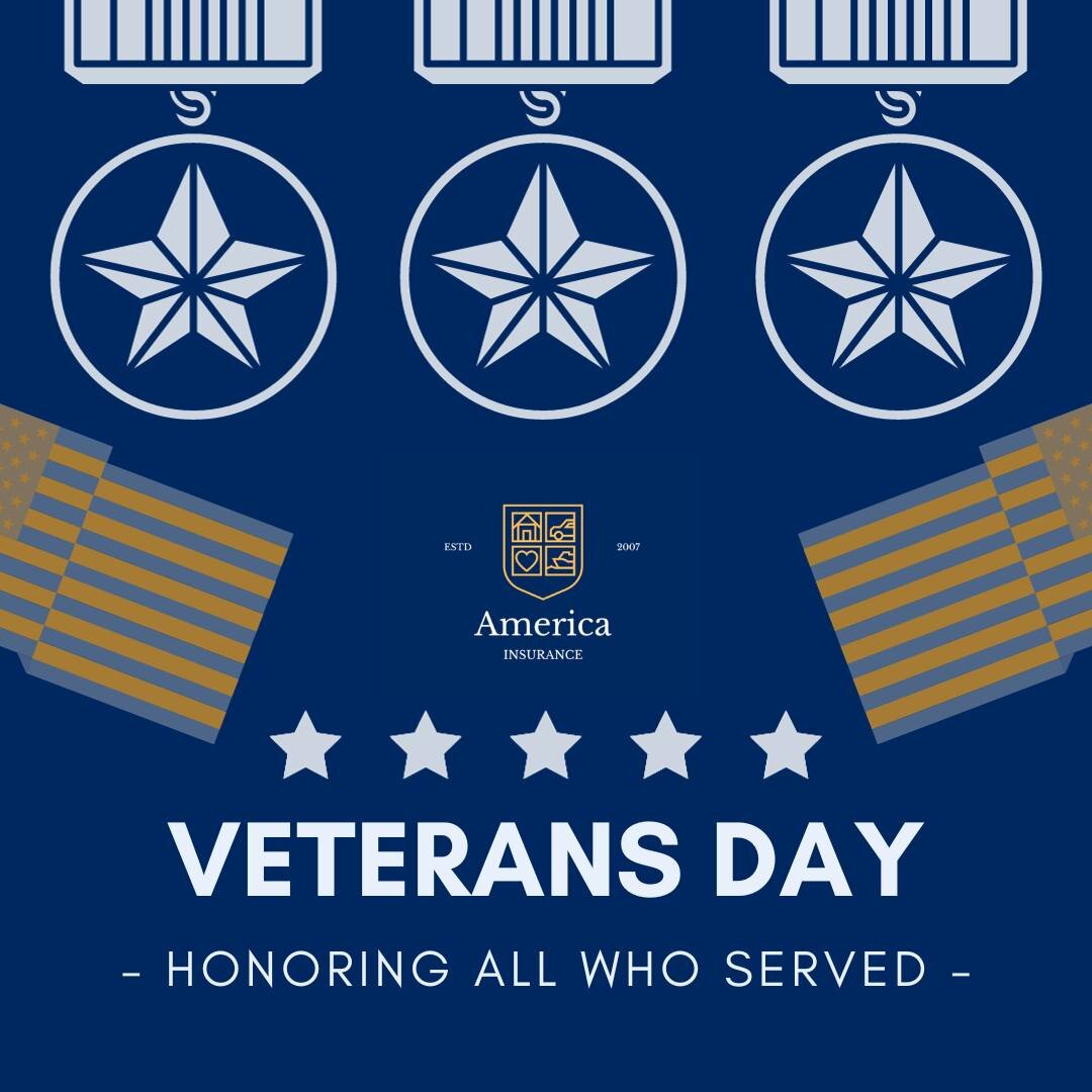 Saluting our Heroes on Veterans Day 🇺🇸! Today, we honor the brave men and women who have served our country. To our veterans, we thank you for your service and sacrifice. Your dedication deserves the utmost respect and support.

#post #VeteransDay 