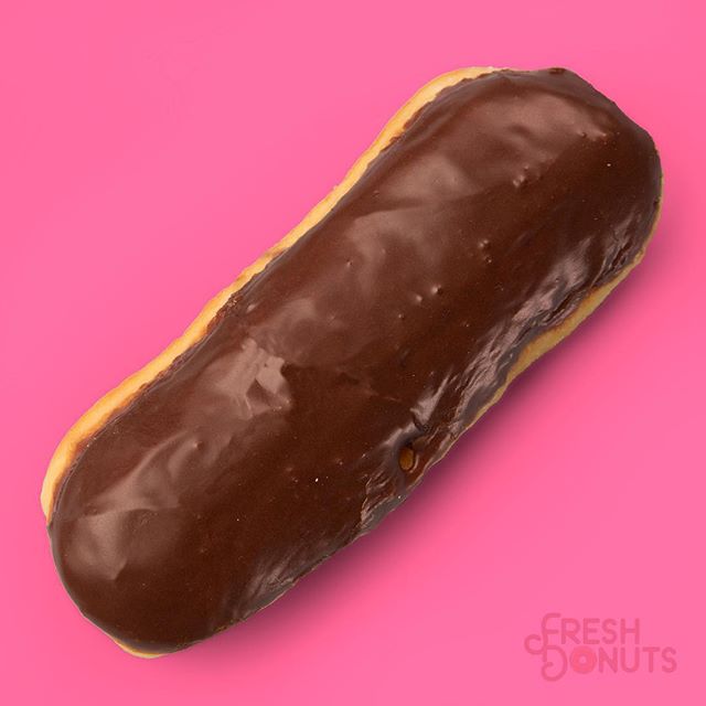 Chocolate Long John. Fun fact: People in California don&rsquo;t call these things Long Johns. They call them Bars. For example, they&rsquo;d call this one a Chocolate Bar. Those adorable weirdos.