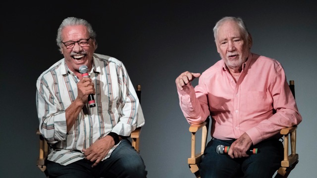 Actor Edward James Olmos and director Robert M. Young