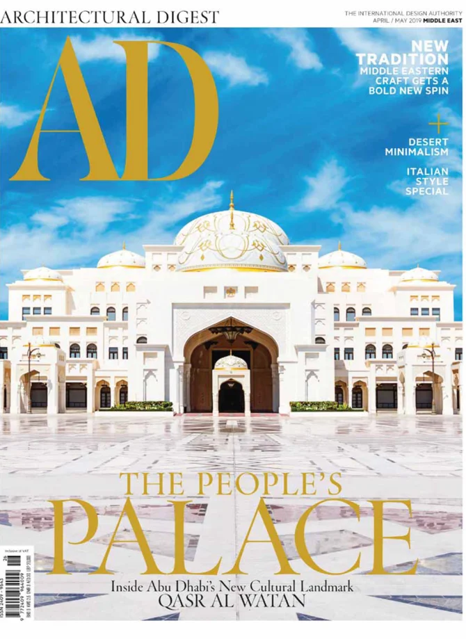 Architectural Digest Middle East : Art & Commerce April / May 2019