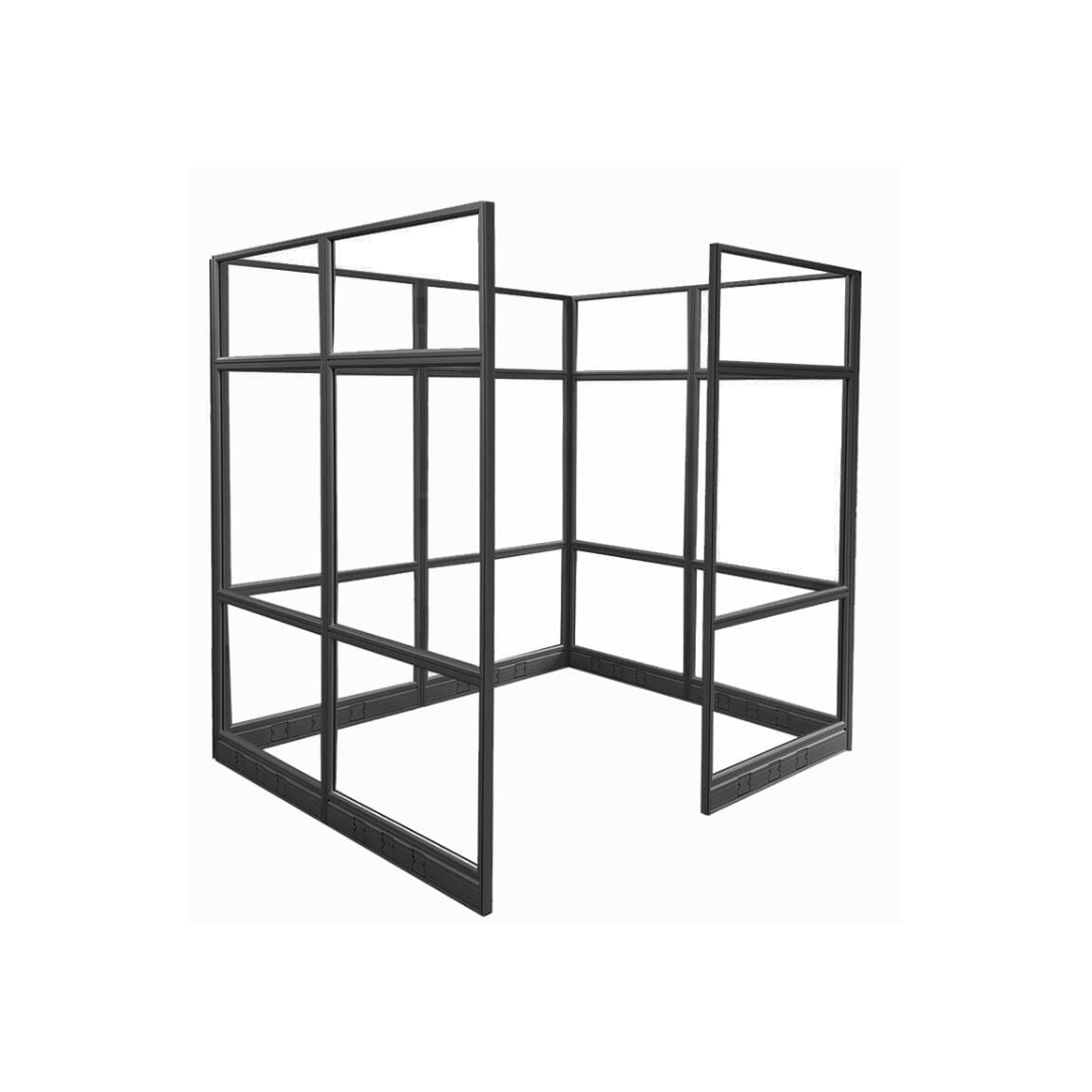 Modern glass office enclosure available in Raleigh Durham area