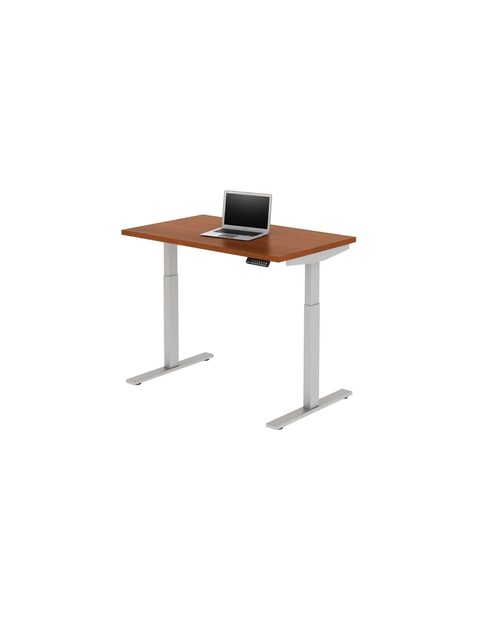 Glass Top Adjustable Height Desk — Dynamic Office Services