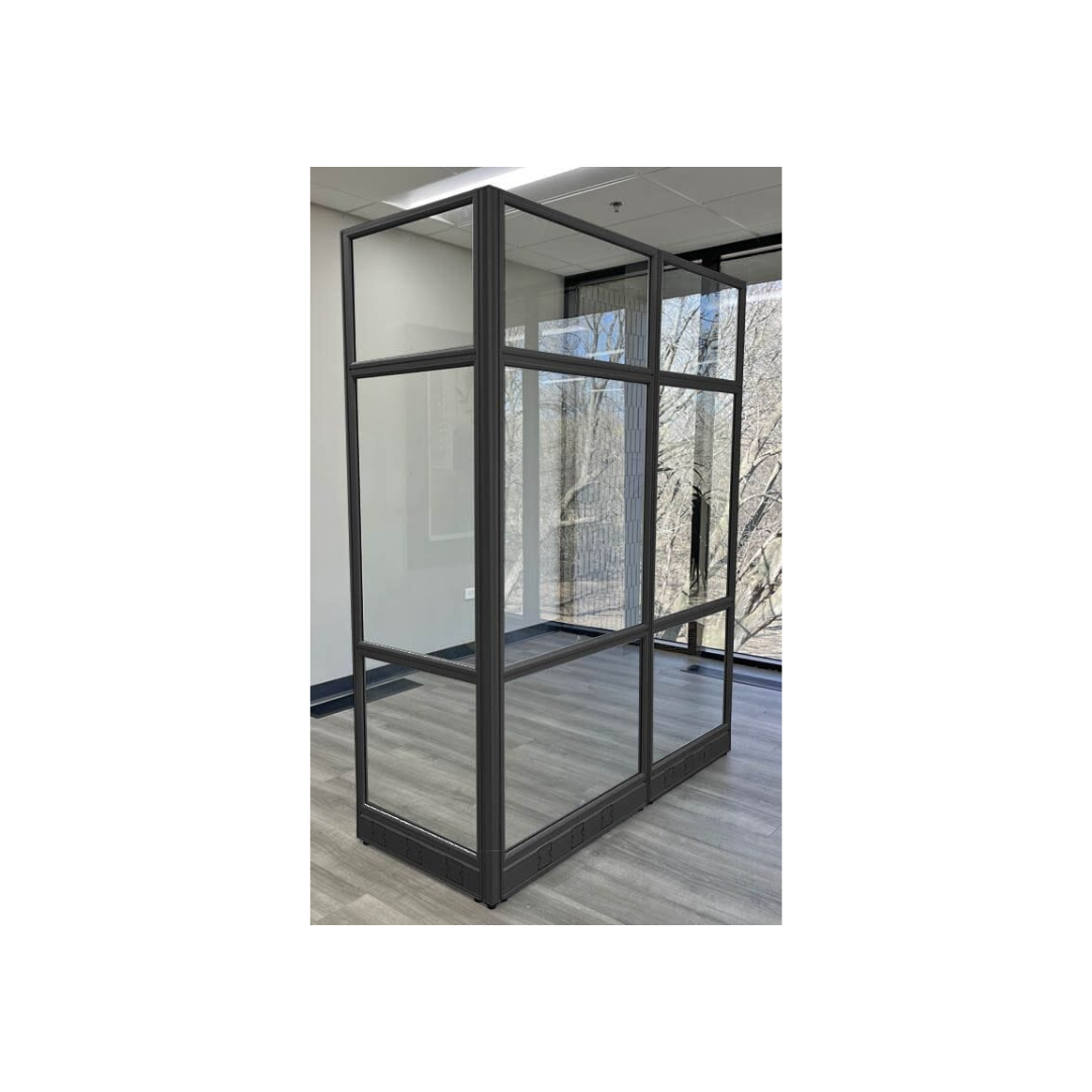Glass office pod in Raleigh NC office showroom