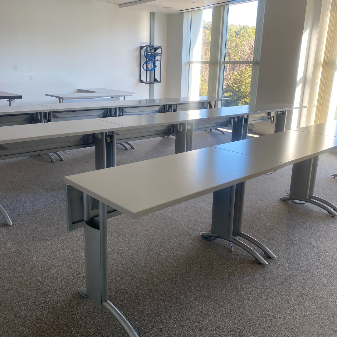 Used Commercial Grade Training Room Furniture, Apex NC
