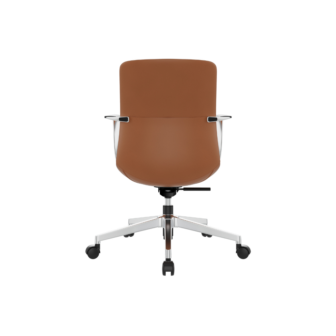 Borzoi+ terracotta office chair available from Dynamic Office Services